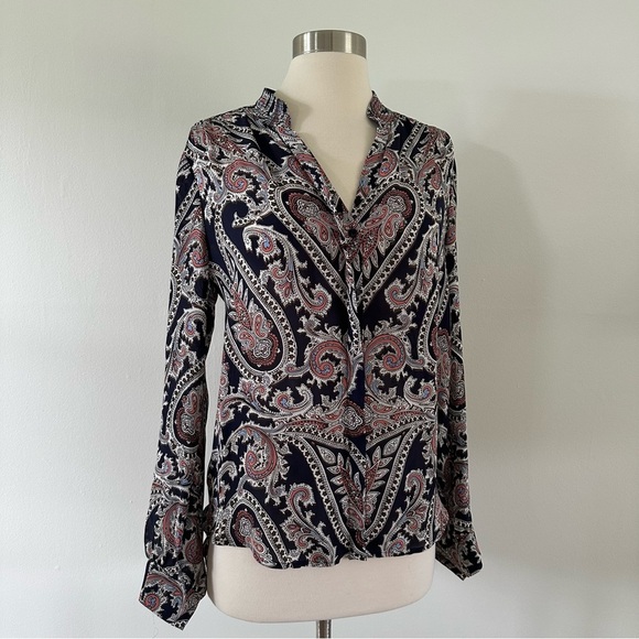 L’Agence 100% Silk Blouse Top XS - Picture 1 of 8